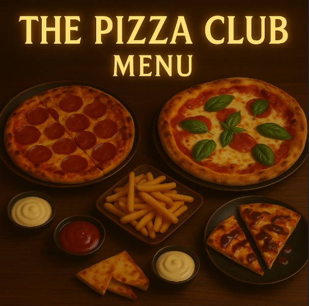 featured image for The Pizza Club menu menuspotuk