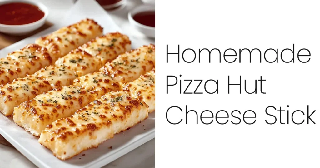 Homemade Pizza Hut Cheese Sticks