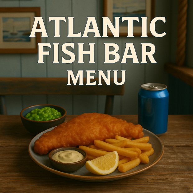 featured image for Atlantic Fish bar menu menuspotuk