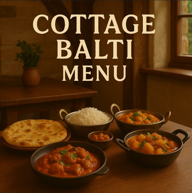 featured image for Cottage Balti menu menuspotuk