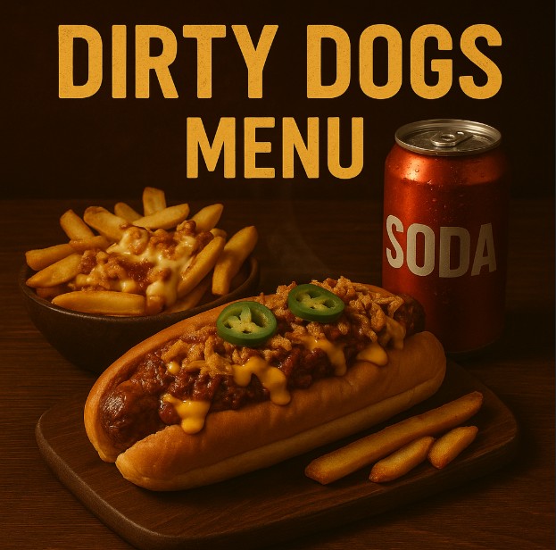 featured image for Dirty Dogs restaurant menuspotuk