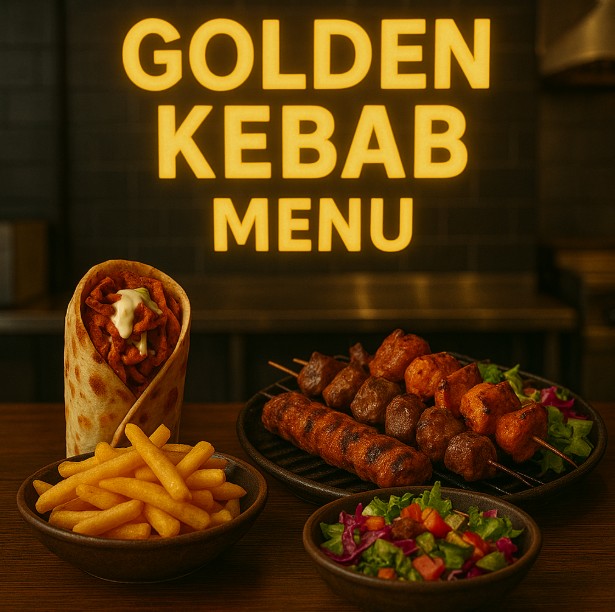 featured image for Golden kebab menu menuspotuk