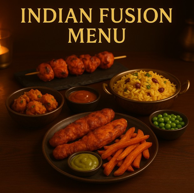 featured image for Indian Fusion restaurant menu menuspotuk