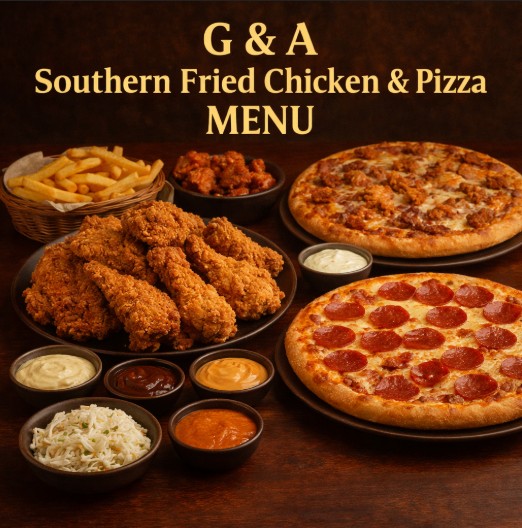 featured image for g amp a southern fried chicken and pizza restaurant menu menuspotuk