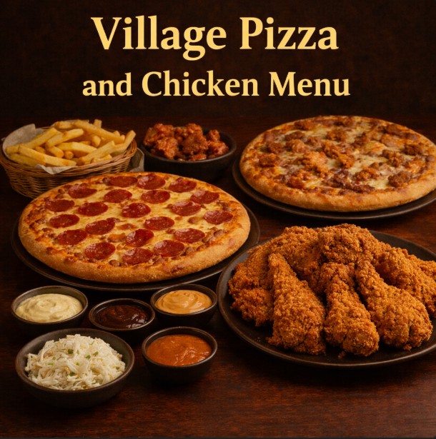 featured image for village pizza and chicken restaurant menu menuspotuk
