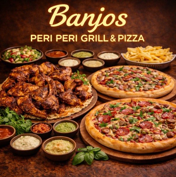 featured image of Banjos Peri Peri Grill and Pizza menu menuspotuk
