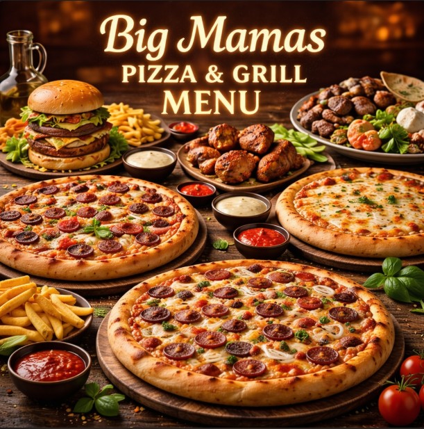 featured image of Big Mamas Pizza and Grill menu menuspotuk