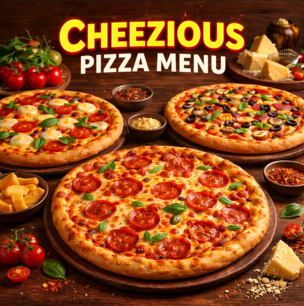 featured image of Cheezious Pizza restaurant menu menuspotuk