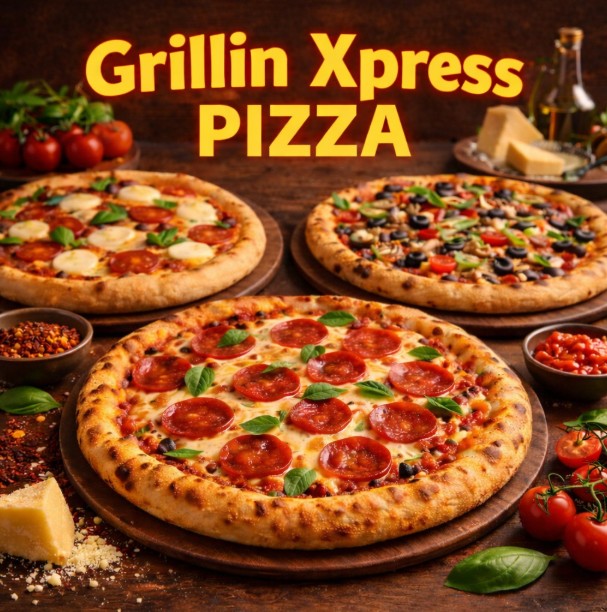 featured image of Grillin Xpress pizza menu menuspotuk