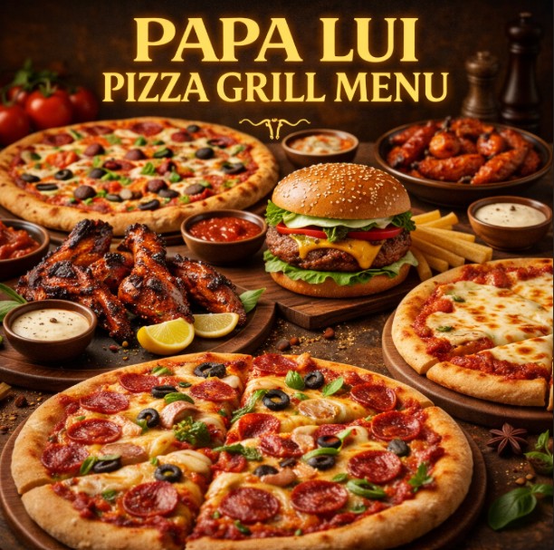 featured image of Papa Lui Pizza Grill menu menuspotuk