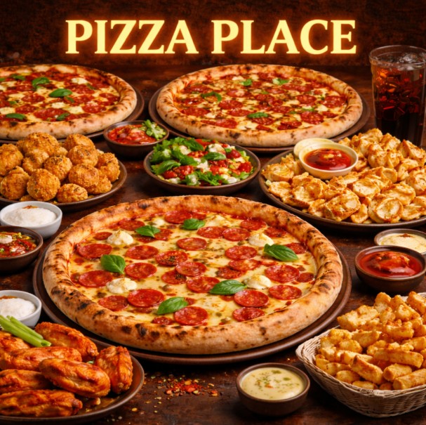 featured image of Pizza place menu menuspotuk