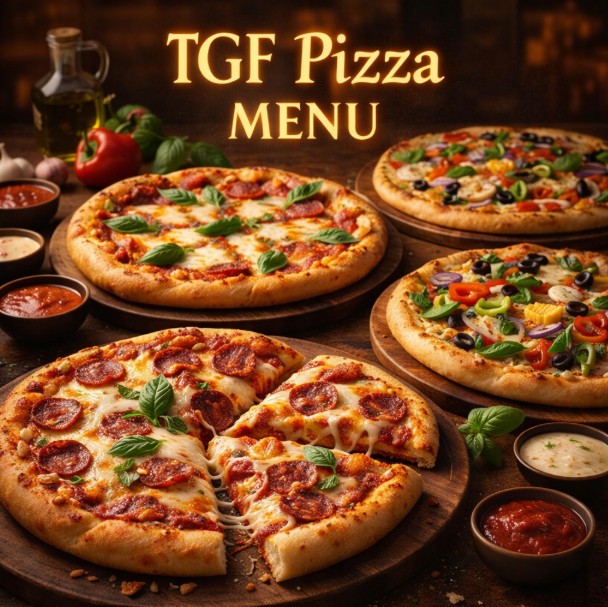 featured image of TGF Pizza menu menuspotuk