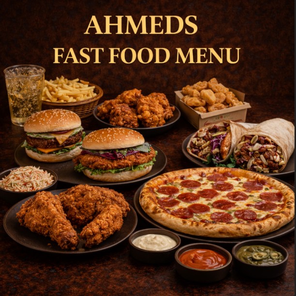 featured image of ahmeds fast food restaurant menu menuspotuk
