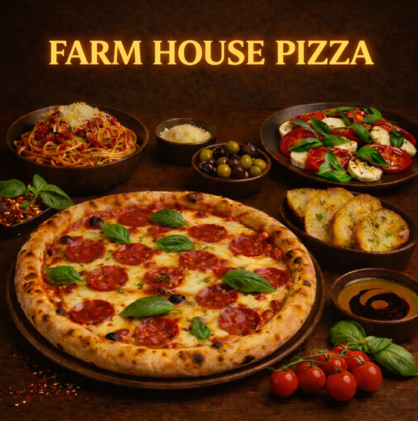 featured image of farm house pizza menu menuspotuk