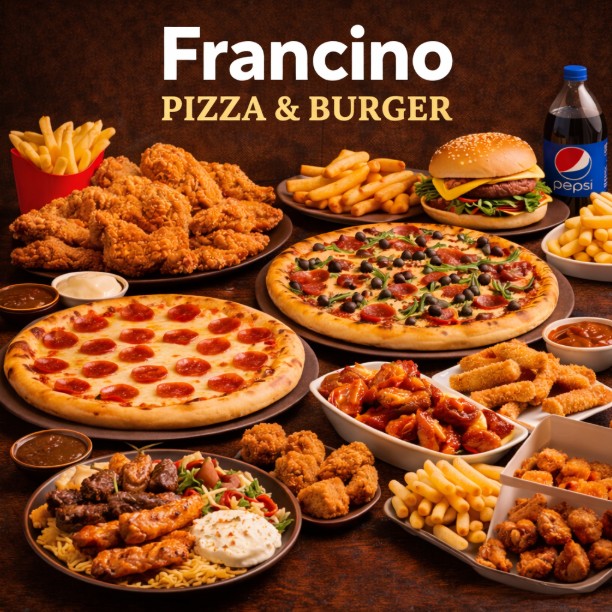 featured image of francino pizza and burger menu menuspotuk