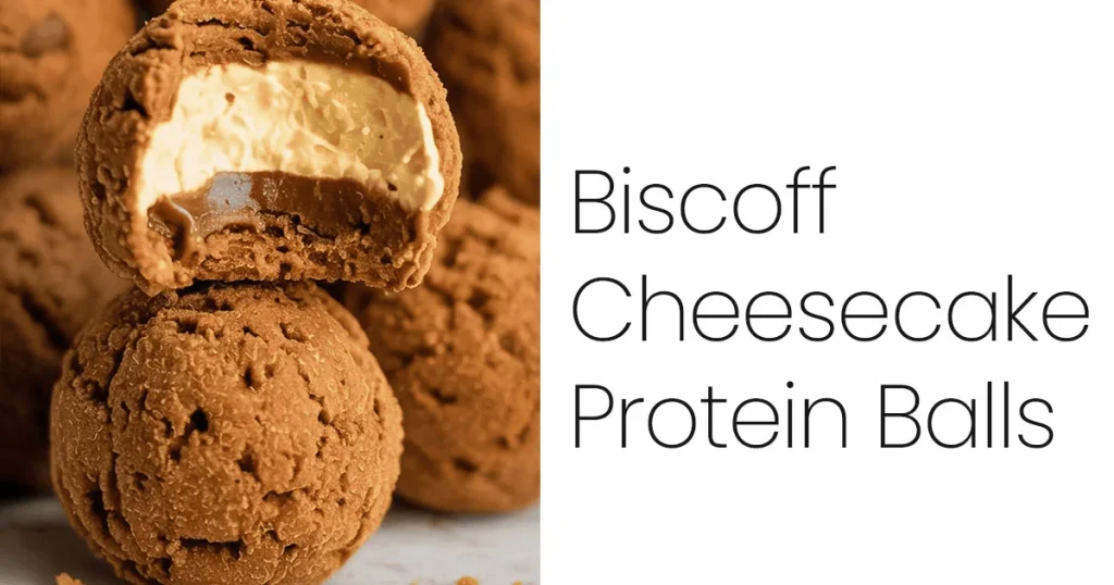 Biscoff Cheesecake Protein Balls