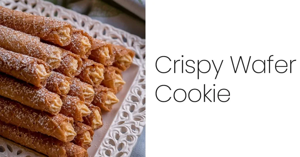 Crispy Wafer Cookies