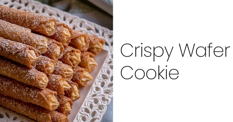 Crispy Wafer Cookies