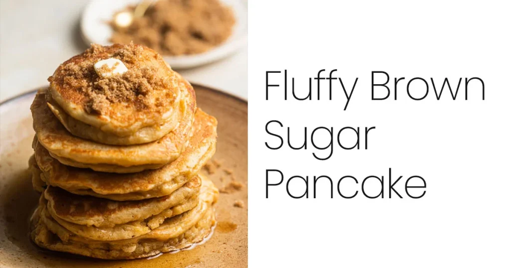 Fluffy Brown Sugar Pancakes
