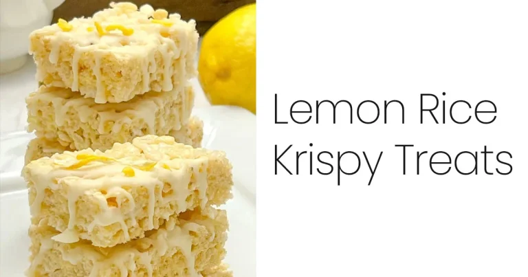 Lemon Rice Krispy Treats