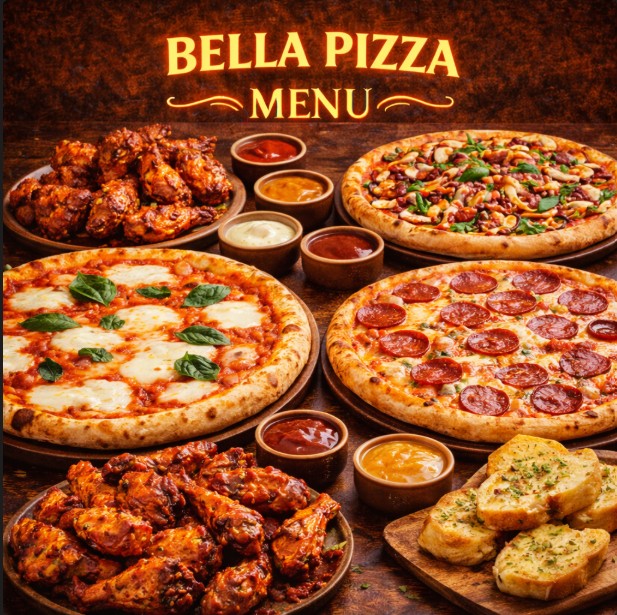 featured image of Bella Pizza menu menuspotuk