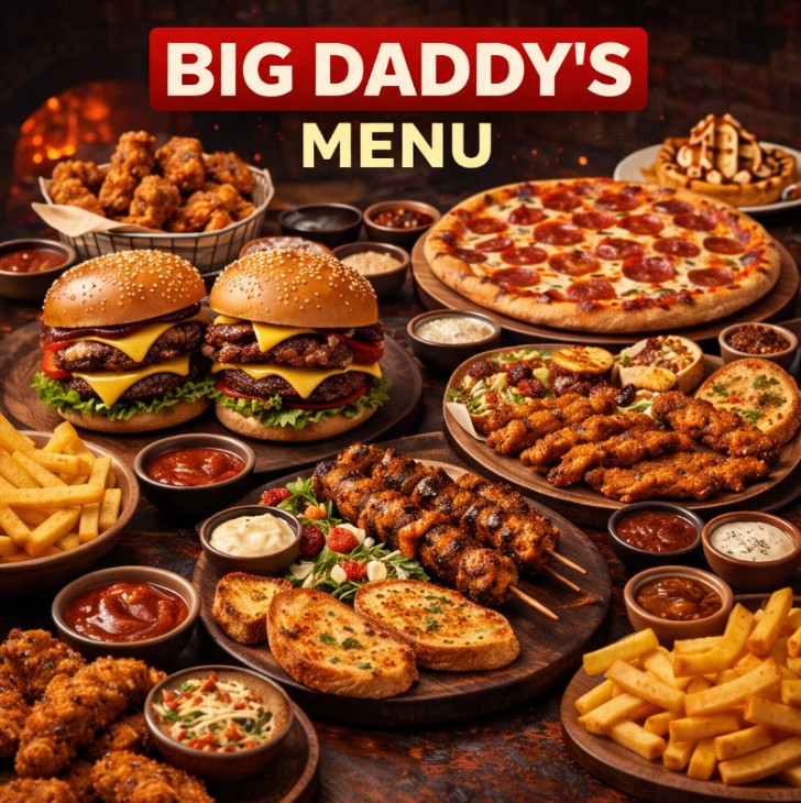 featured image of Big Daddy's menu menuspot.uk