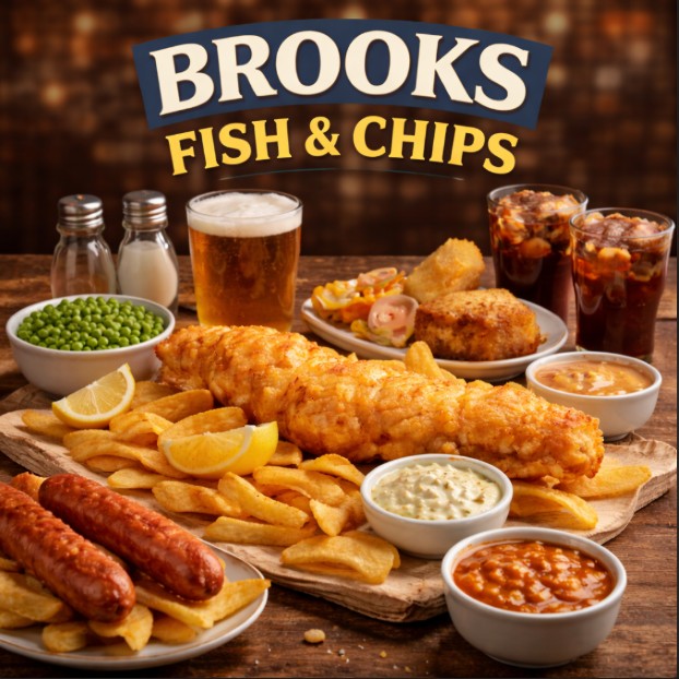 featured image of Brooks Fish and Chips menu menuspotuk