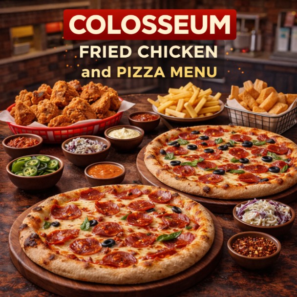 featured image of Colosseum Fried Chicken and Pizza menu menuspotuk