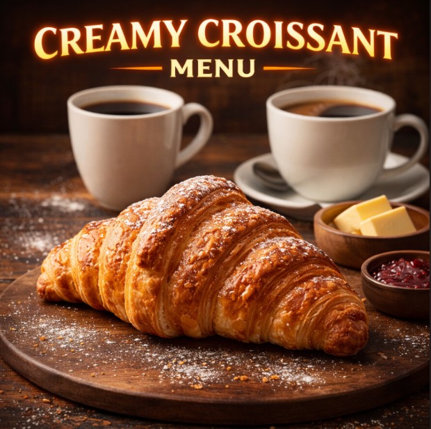 featured image of Creamy Croissant menu menuspotuk