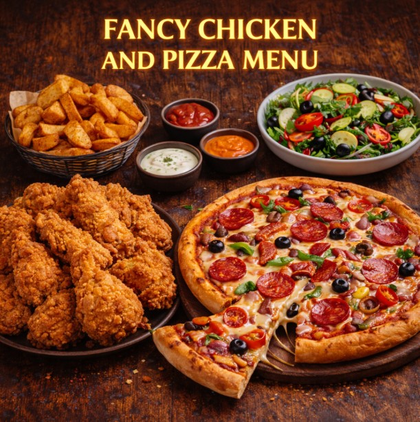 featured image of Fancy Chicken and Pizza menu menuspotuk