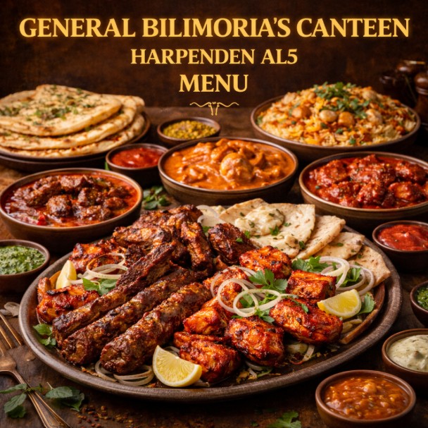 featured image of General Bilimoria's Canteen Harpenden AL5 menu menuspotuk