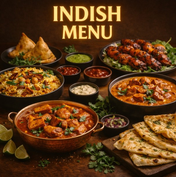 featured image of Indish menu menuspotuk