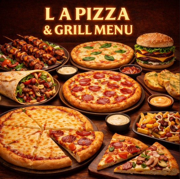featured image of L A Pizza and Grill menu menuspotuk