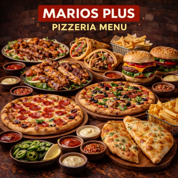 featured image of Marios Plus Pizzeria menu menuspotuk