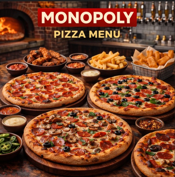 featured image of Monopoly Pizza menu menuspotuk