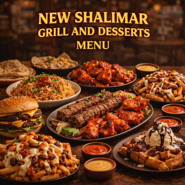 featured image of New Shalimar Grill and Desserts menu menuspotuk