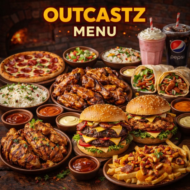 featured image of Outcastz menu menuspotuk