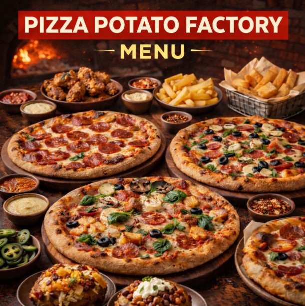 featured image of Pizza Potato Factory menu menuspotuk