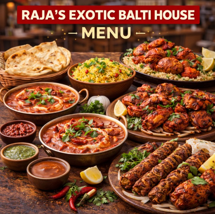 featured image of Raja's Exotic Balti House menu menupsotuk