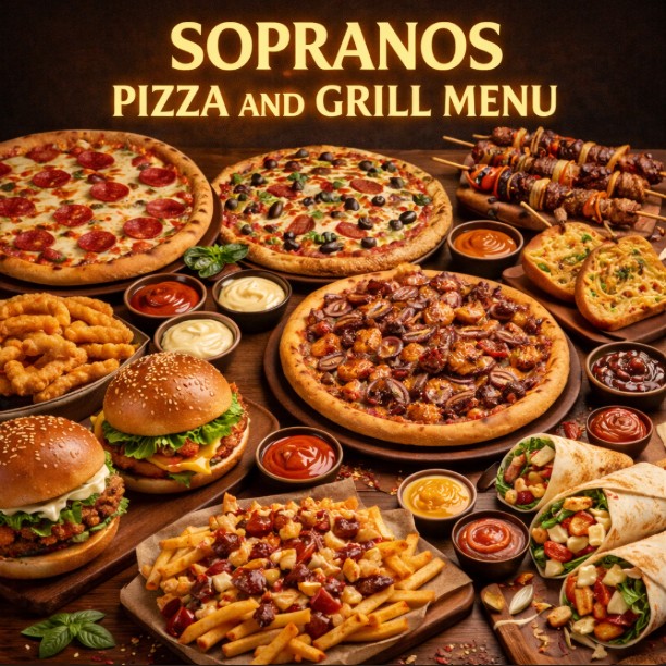 featured image of Sopranos Pizza and Grill menu menuspotuk