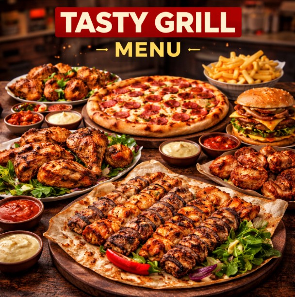 featured image of Tasty Grill menu menuspotuk