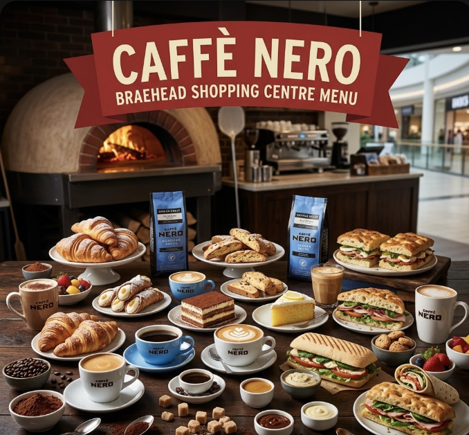 featured image of caffe nero braehead shopping centre