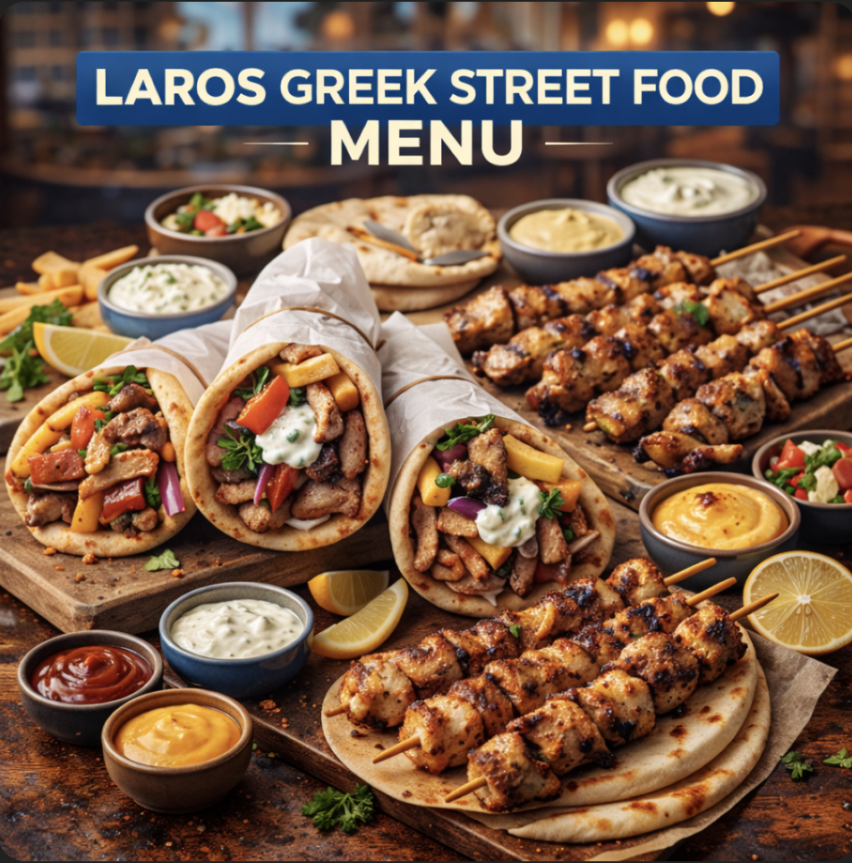 featured image of laros greek street food