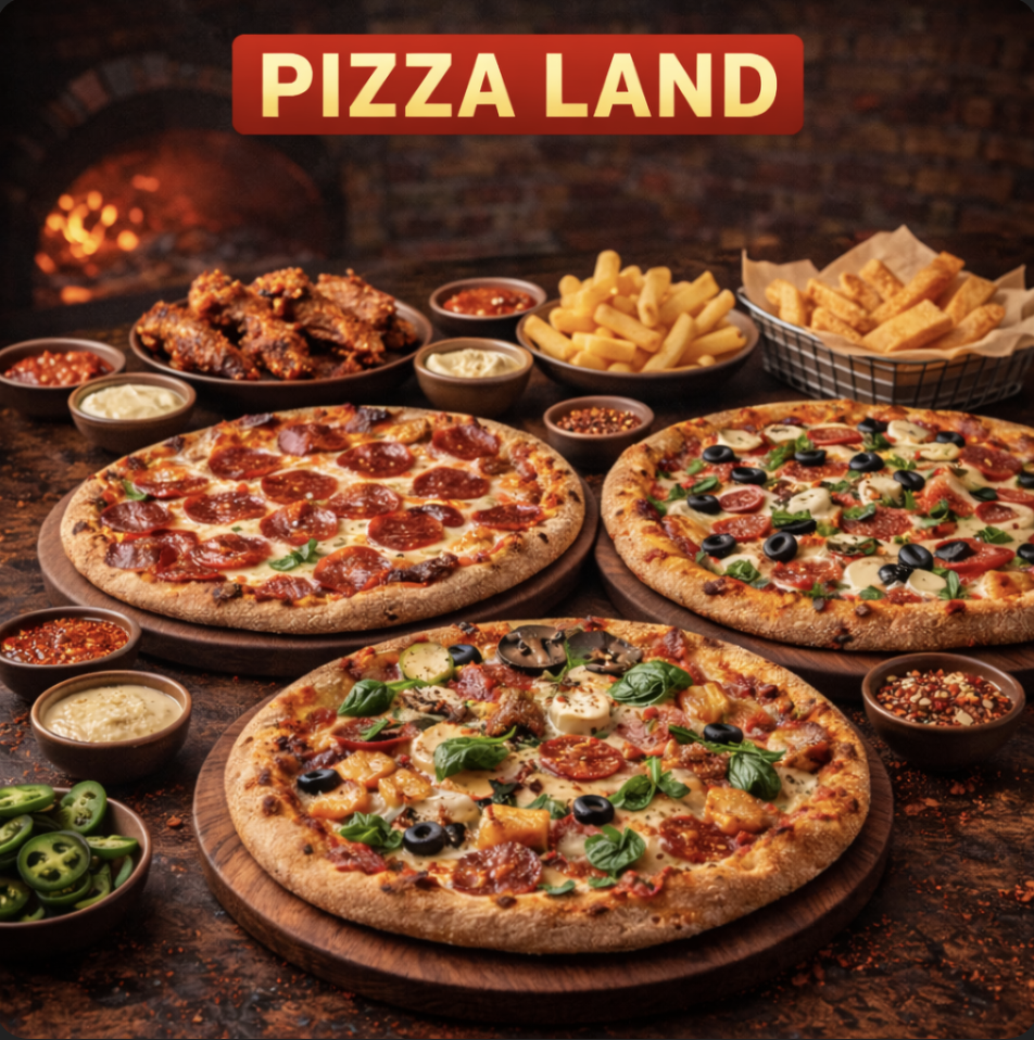featured image of pizza land