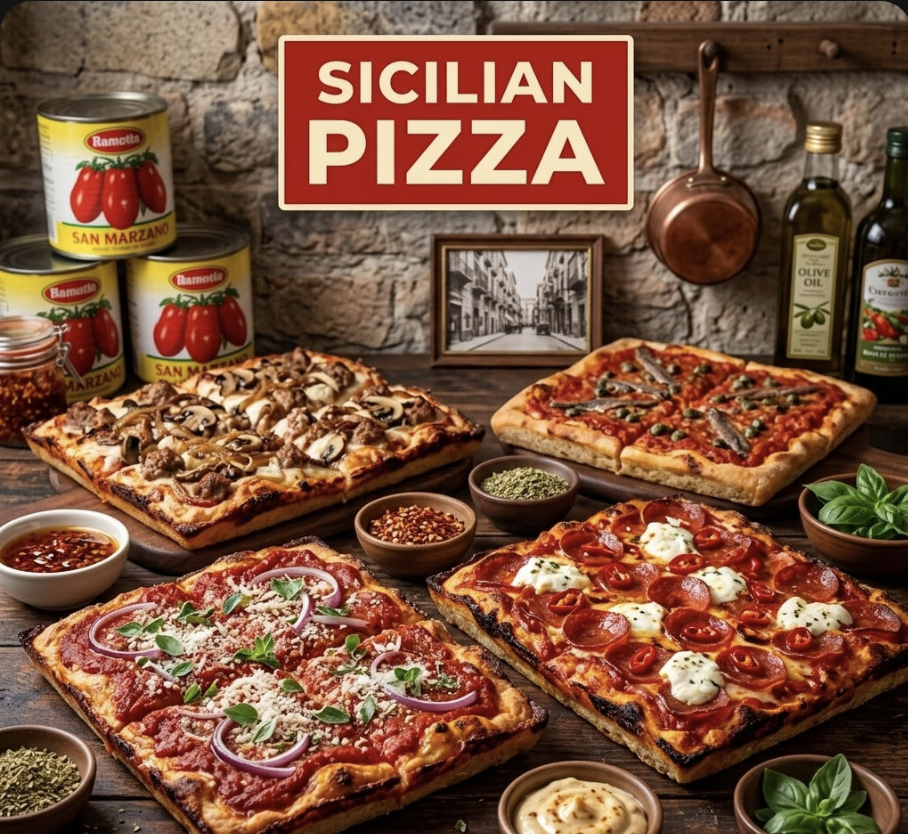 featured image of sicilian pizza