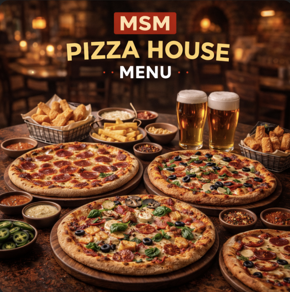 featured image of the msm pizza house