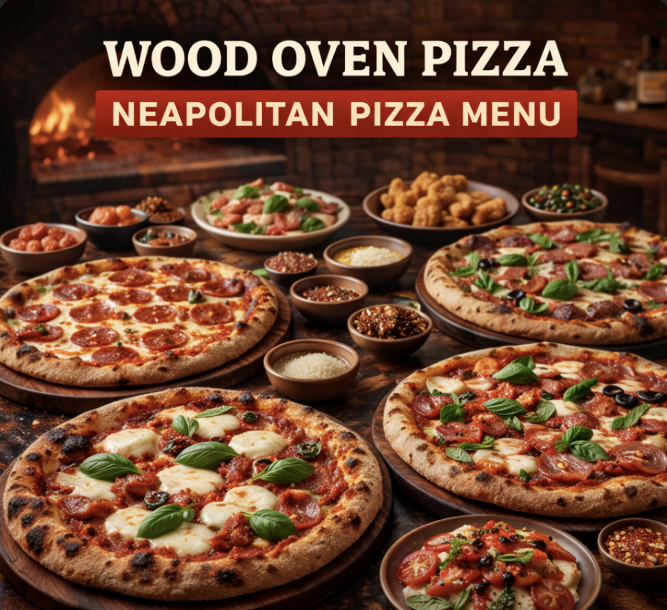 featured image of wood oven pizza neapolitan pizza