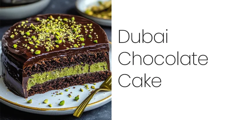 Dubai Chocolate Cake
