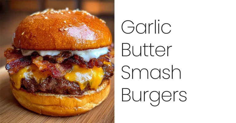 Garlic Butter Smash Burgers