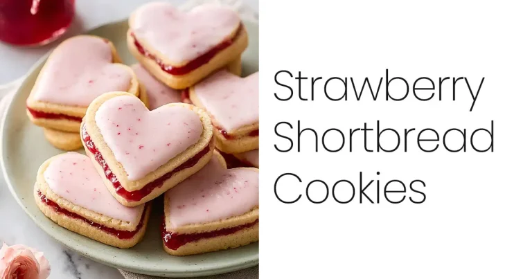Strawberry Shortbread Cookies